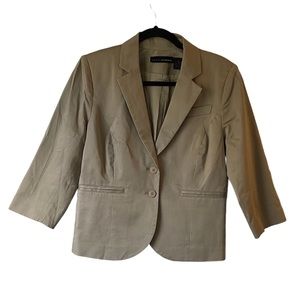 Grace Elements gray blazer suit jacket size 8